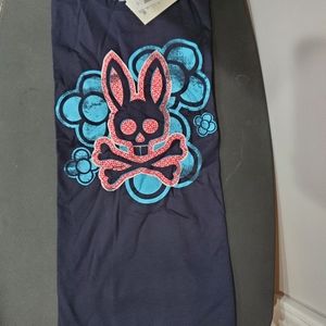 Psycho Bunny size 9 XXXL Navy Tshirt